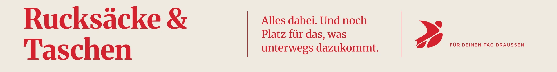 Rucksäcke & Taschen
