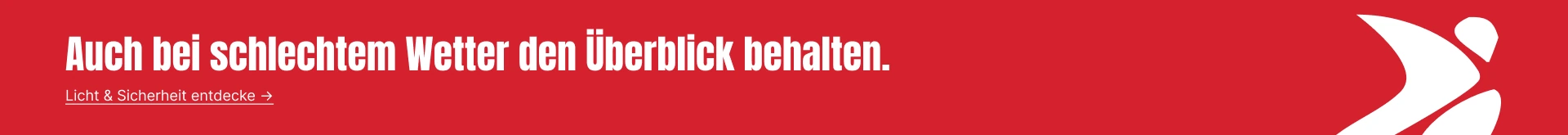 Auch bei schlechtem Wetter den Überblick behalten. Licht & Sicherheit entdecken