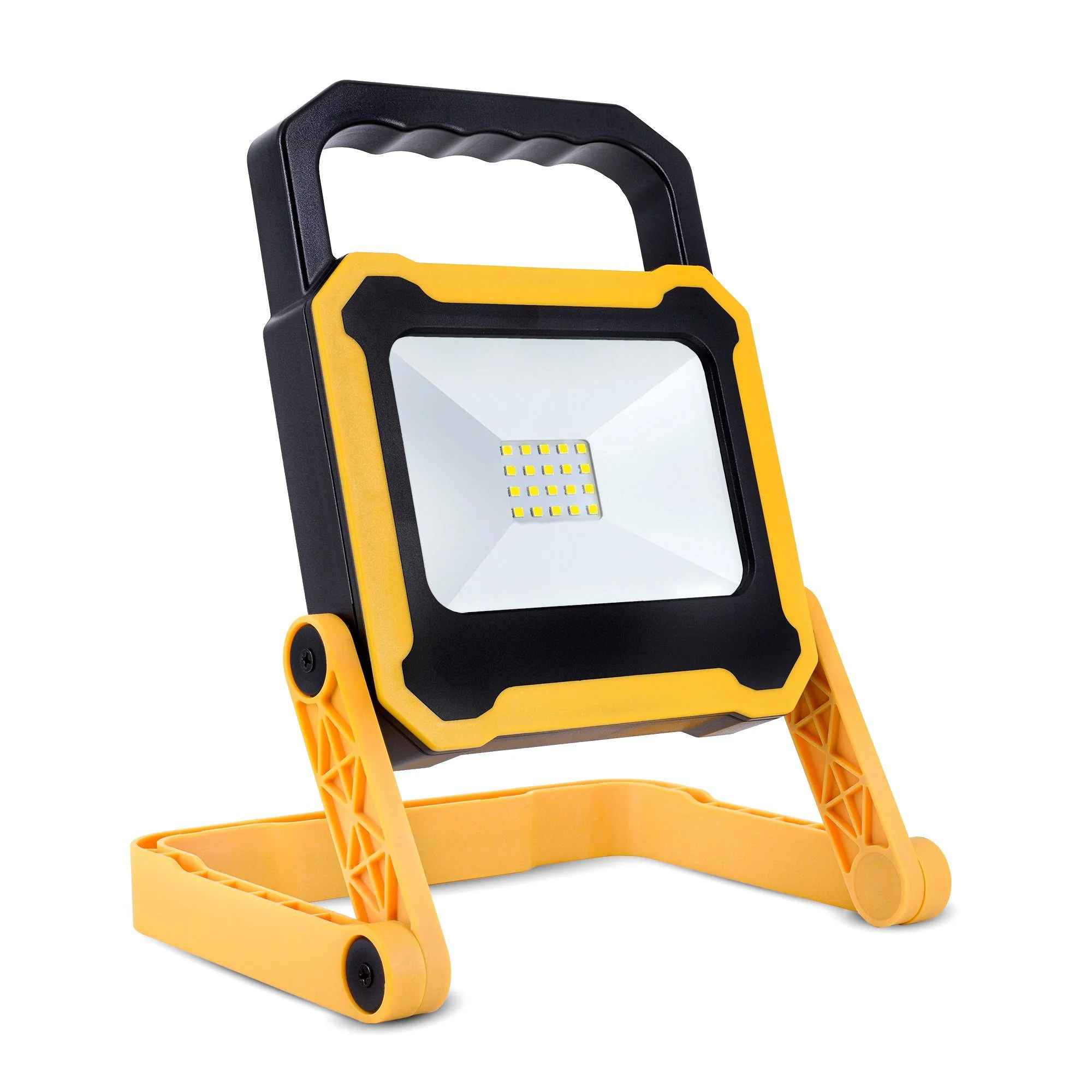SSC-LUXON Akku-LED-Baustrahler 10W mit USB-Powerbank Gartenstrahler