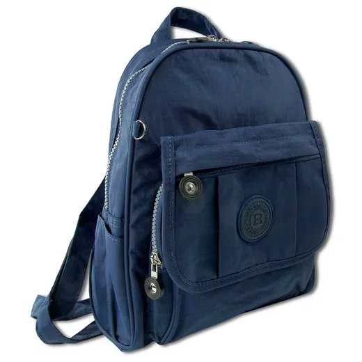 Bag Street Freizeitrucksack Crinkle Nylon navy