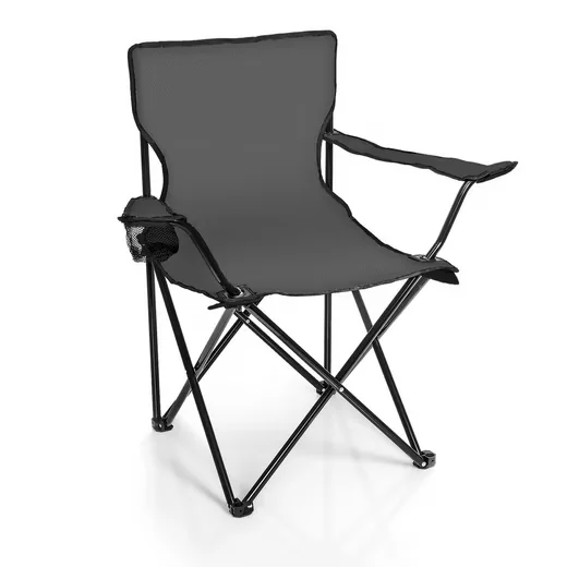 BIGDEAN Campingstuhl Faltstuhl dunkelgrau
