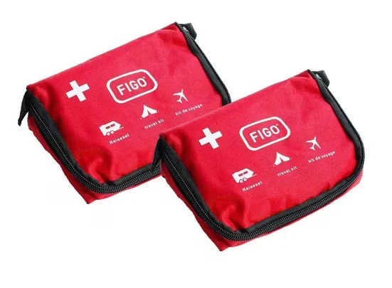 VARIVENDO Erste-Hilfe-Set Notfallset Auto Reise 39-teilig schwarz