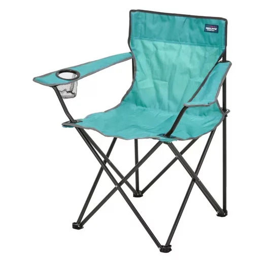 MOJAWO Camping Klappstuhl Anglersessel mit Getränkehalter Tasche Mint