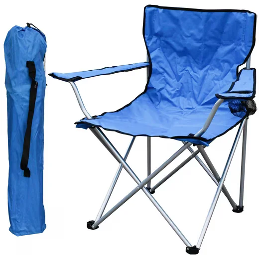 MOJAWO Klappstuhl Anglersessel mit Getränkehalter und Tasche 120kg