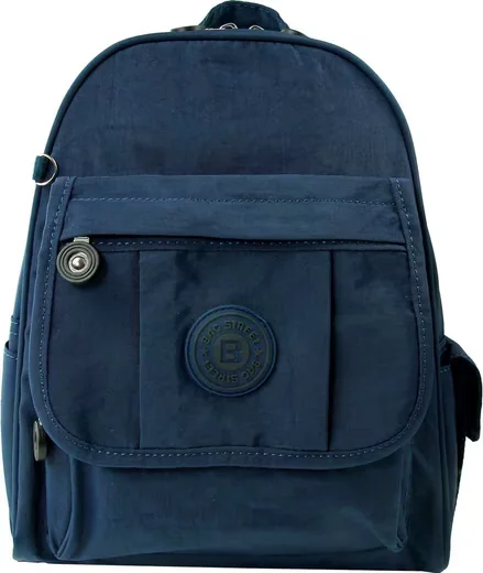 Bag Street Freizeitrucksack Crinkle Nylon navy