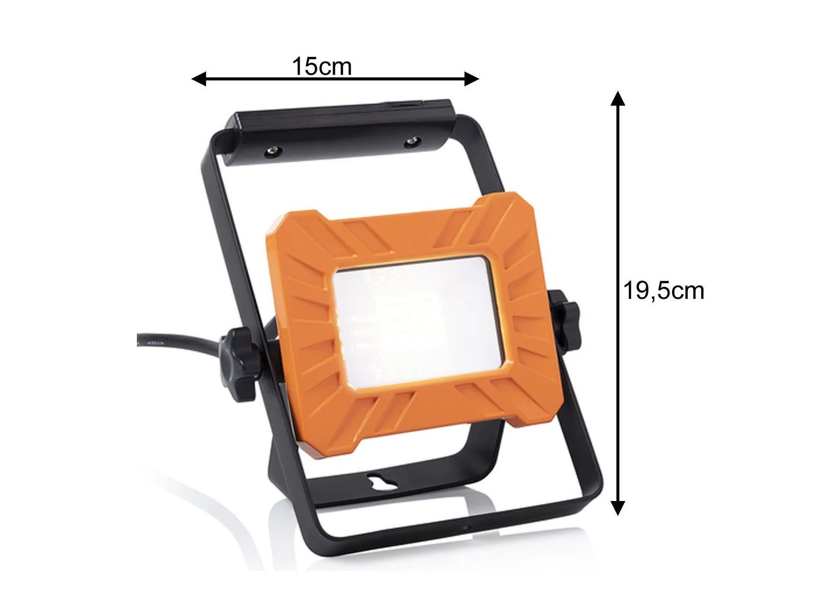 SMARTWARES LED Baustrahler 10W IP65 Neutralweiß Werkstattlampe