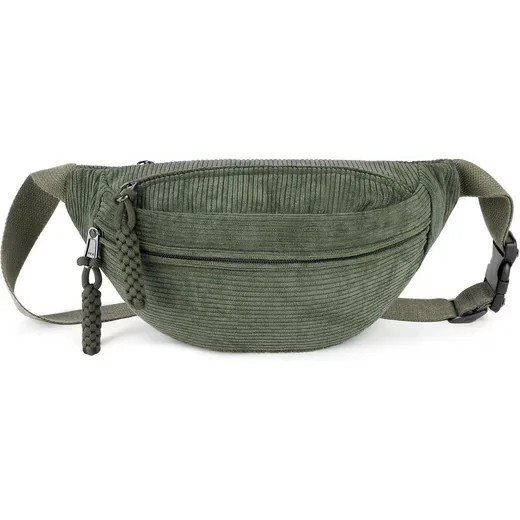 LUXUSKOLLEKTION Bauchtasche Damen aus Cord Gürteltasche Crossbody