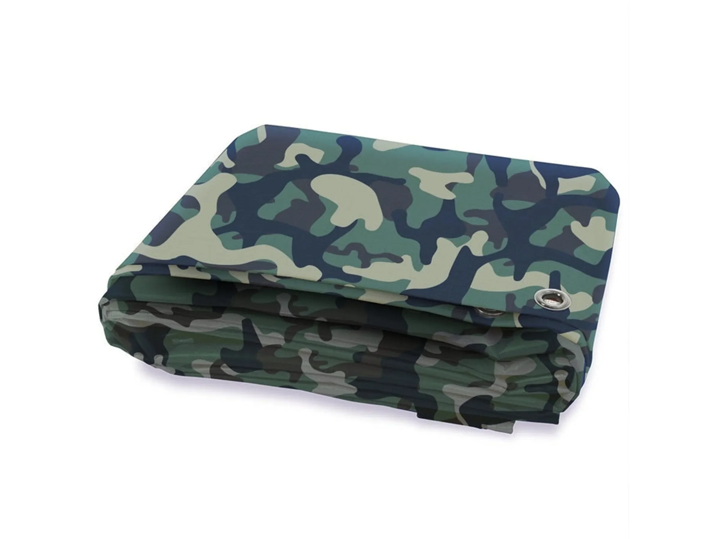 KARAT Abdeckplane 2x3 m wasserdicht mit Ösen 100 g m2 Camouflage
