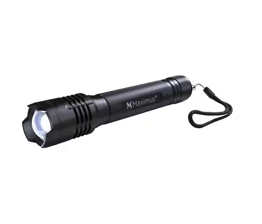 VIDIS LED Taschenlampe M-FL-007B 1200 Lumen Zoom 220 m Reichweite
