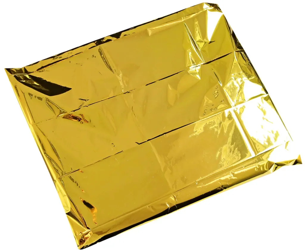 Hygostar Franz Mensch Rettungsdecke 1600 x 2100 mm silber gold