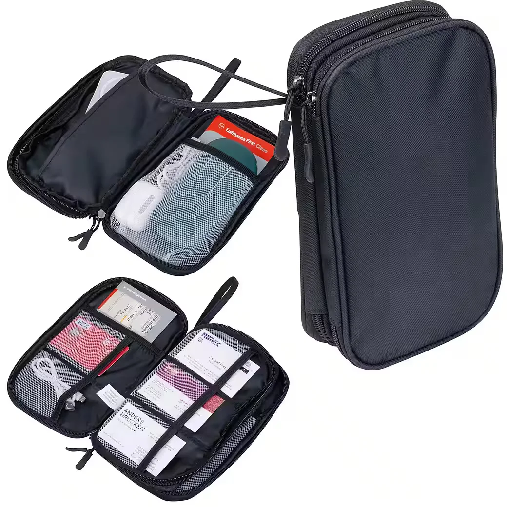 MACMA Reisemappe Travel Case aus RPET schwarz