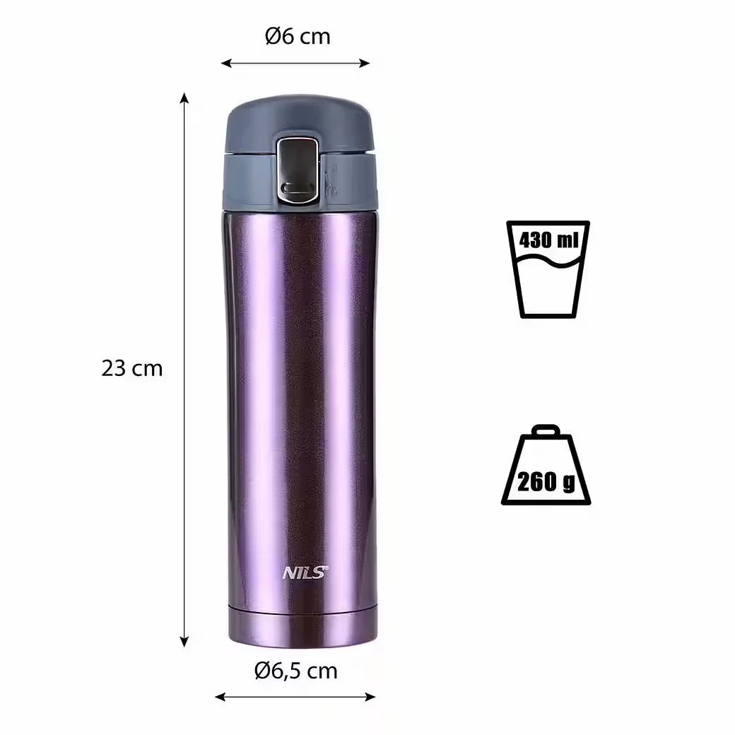 NILS Thermobecher Isolierflasche Trinkflasche