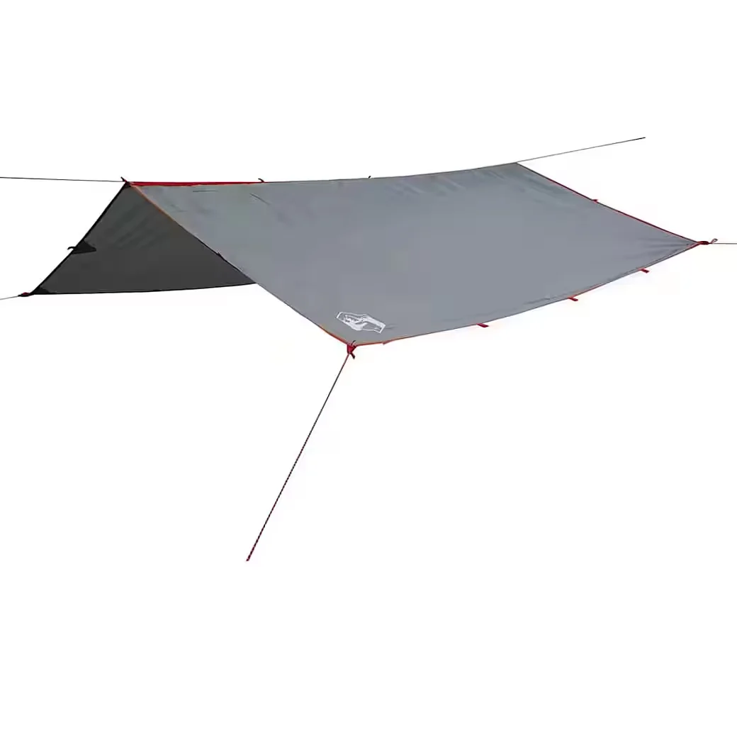 FURNICATO Faltzelt Tarp 300x294 cm grau orange wasserdicht