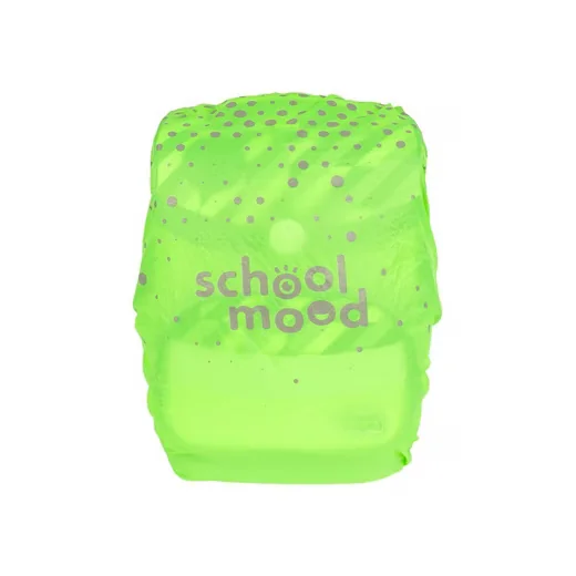 SCHOOL-MOOD Regenhaube für Schulranzen neongrün